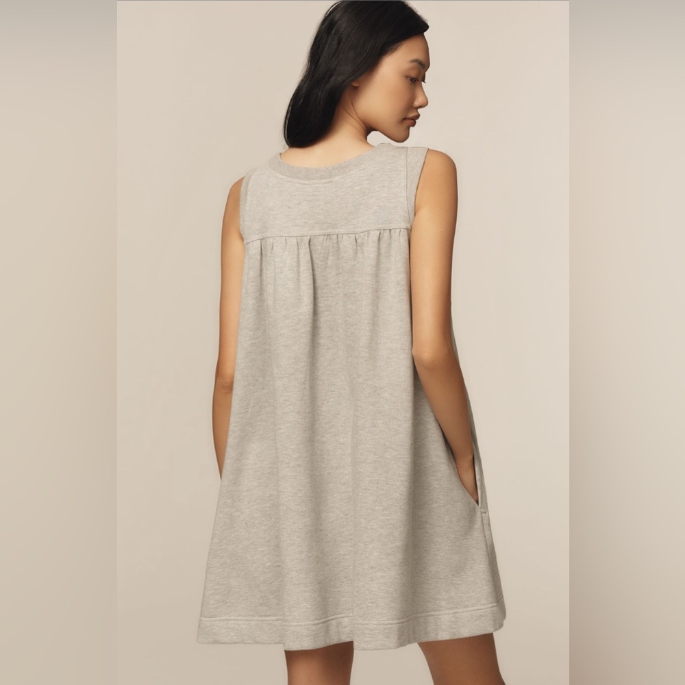✨ Anthropologie Palm Tree Sleeveless Mini Dress Sz 1 X - Picture 4 of 7